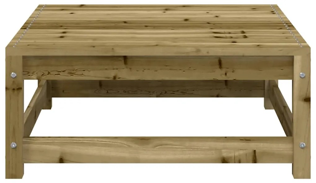 vidaXL Υποπόδιο Κήπου 70 x 70 x 30 εκ. Επεξ. Ξύλο Πεύκου