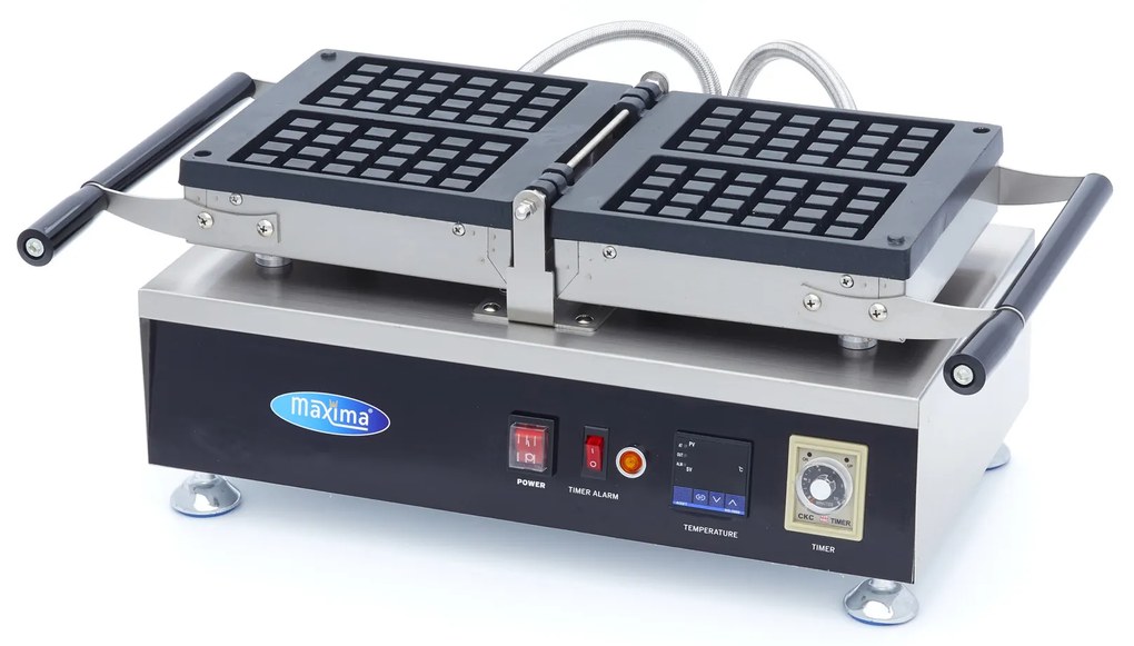 Waffle Maker - 2 Pieces - Rotatable - Digital