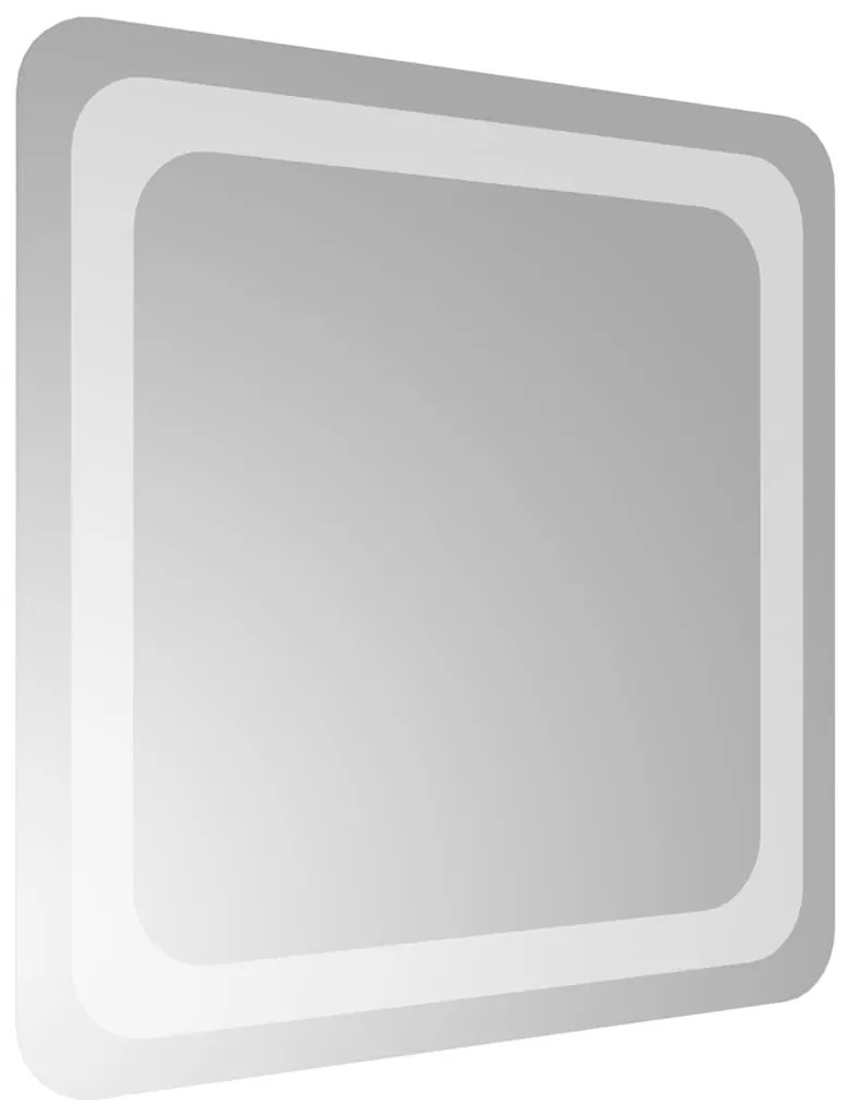 vidaXL Καθρέφτης Μπάνιου με LED 40x40 εκ.