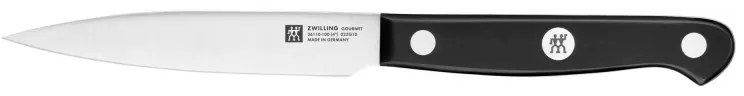 Σετ 3 μαχαιριών Zwilling Gourmet 36130003, Ανοξείδωτο ατσάλι 18/10, σφυρηλατημένες λεπίδες Sigmaforge, σκλήρυνση πάγου FRIODUR, Ασημί/Μαύρο