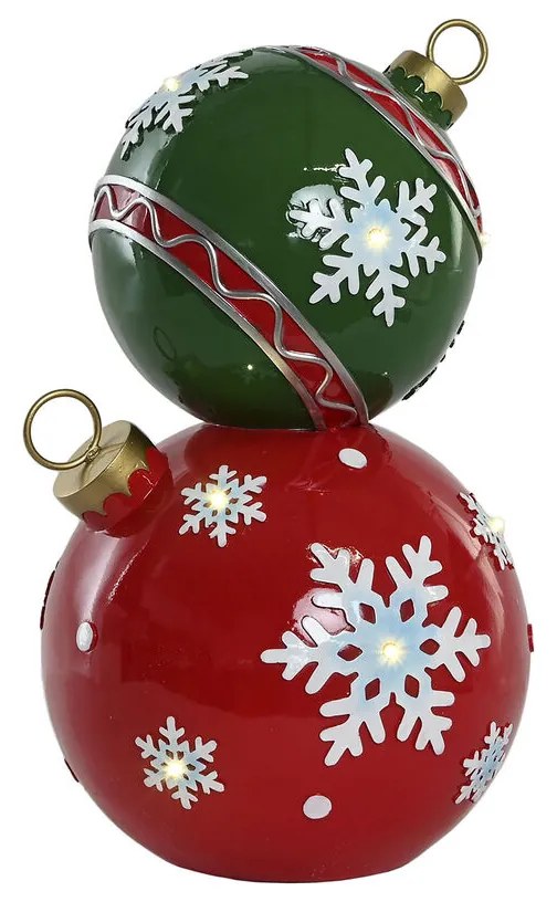Χριστουγεννιάτικο Στολίδι Home ESPRIT Κόκκινο Πράσινο