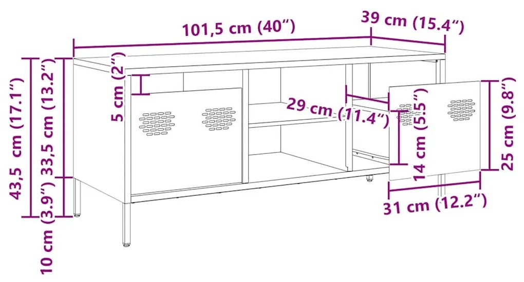 ΈΠΙΠΛΟ ΤΗΛΕΟΡΑΣΗΣ ΛΕΥΚΟ 101,5X39X43,5 ΕΚ. ΑΤΣΑΛΙ ΨΥΧΡΗΣ ΈΛΑΣΗΣ 851303