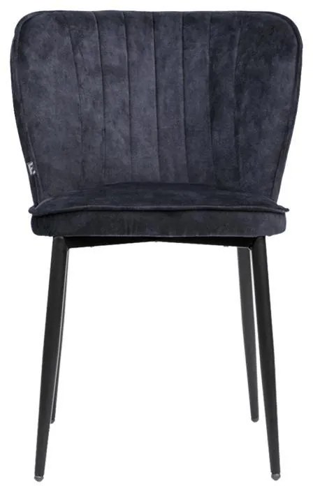 Καρέκλα Τραπεζαρίας Silvana Μεταλλική Fylliana Γκρί 56x43x84εκ. 2αδα 56x43x84 εκ.