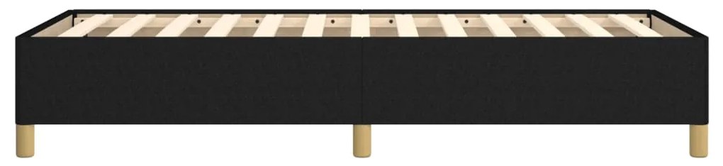 vidaXL Σκελετός Κρεβατιού Χωρίς Στρώμα Μαύρο 100x200 εκ. Υφασμάτινο