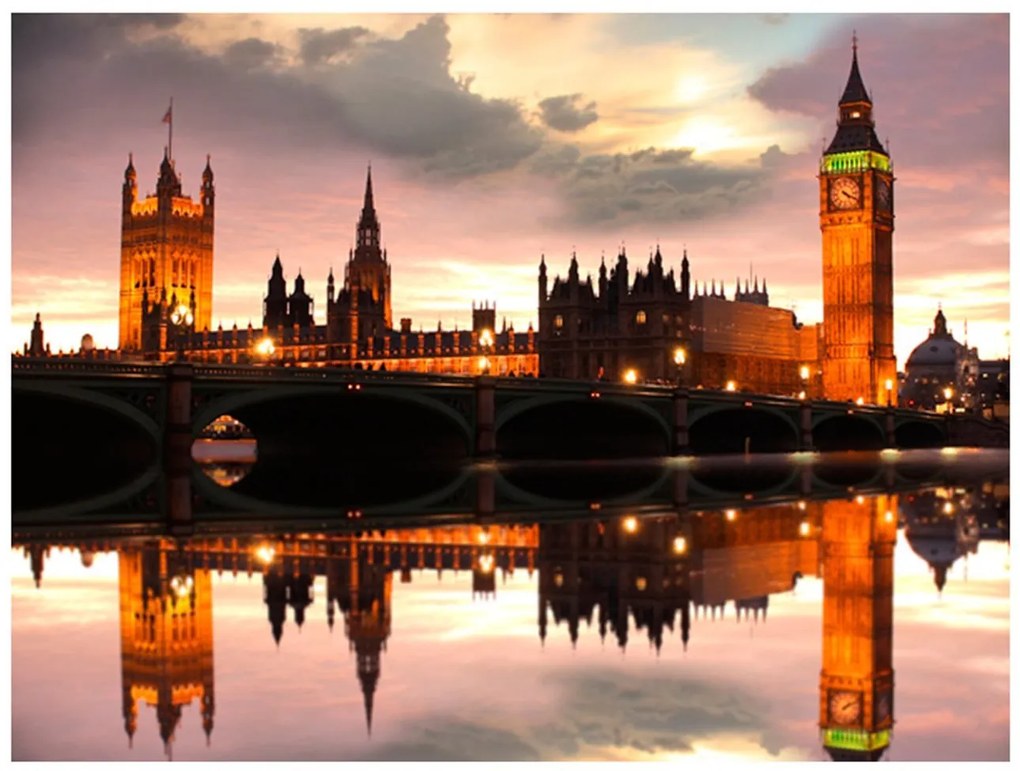 Φωτοταπετσαρία - Big Ben in the evening, London 400x309