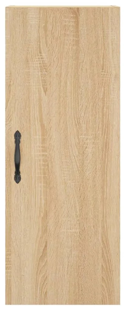 vidaXL Μπουφές Sonoma δρυς 34,5 x 34 x 180 εκ. από Επεξεργασμένο Ξύλο