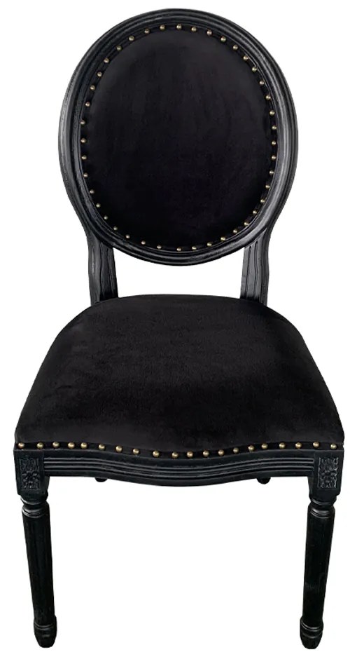 LOUIS ΚΑΡΕΚΛΑ ΜΑΥΡΟ 49x49xH99cm - 03-0917 - 03-0917