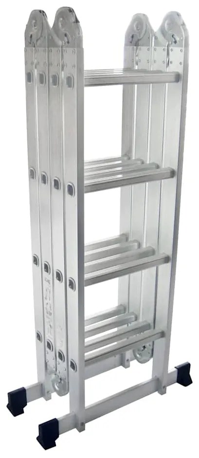 vidaXL Σκάλα Αλουμινίου με 8 Σκαλοπάτια 150 κ.