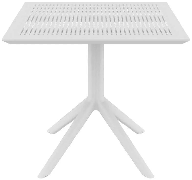 Τραπέζι Sky 80X80X74 Άσπρο White