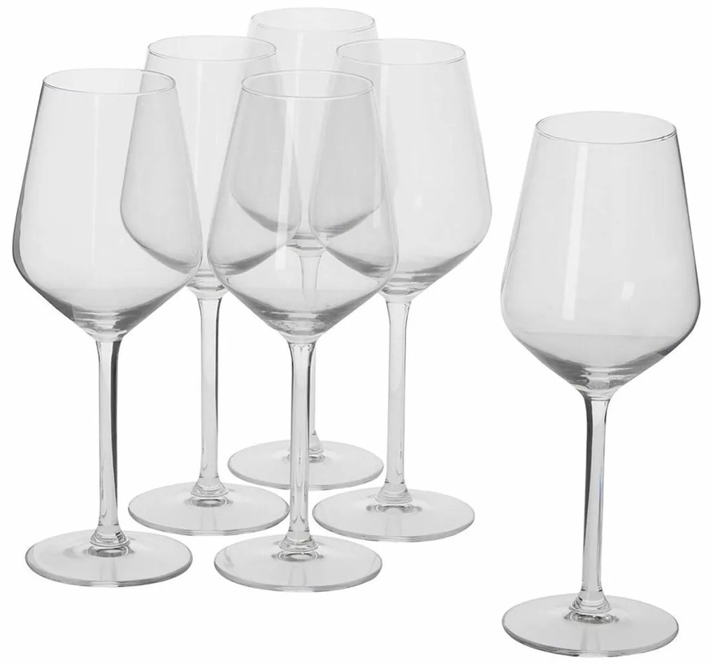 Set of wine glasses Alpina Διαφανές 370 ml (x6)