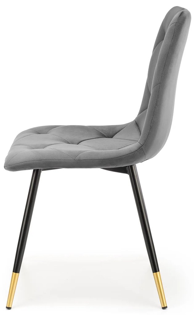 K438 chair color: grey DIOMMI V-CH-K/438-KR-POPIELATY