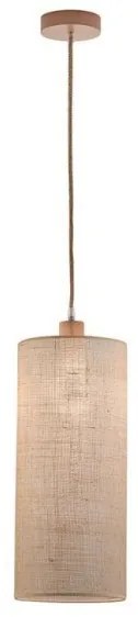 Κρεμαστό Φωτιστικό Senso Λινάτσα Viokef-4216300-Μπεζ 4216300
