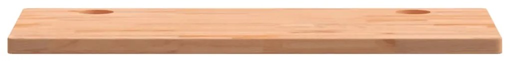 vidaXL Επιφάνεια Γραφείου 110x55x2,5 εκ. από Μασίφ Ξύλο Οξιάς
