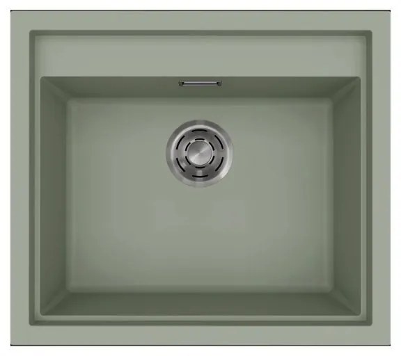 Νεροχύτης κουζίνας SINTESI 105 Sage Green 82 ELLECI 57x50cm