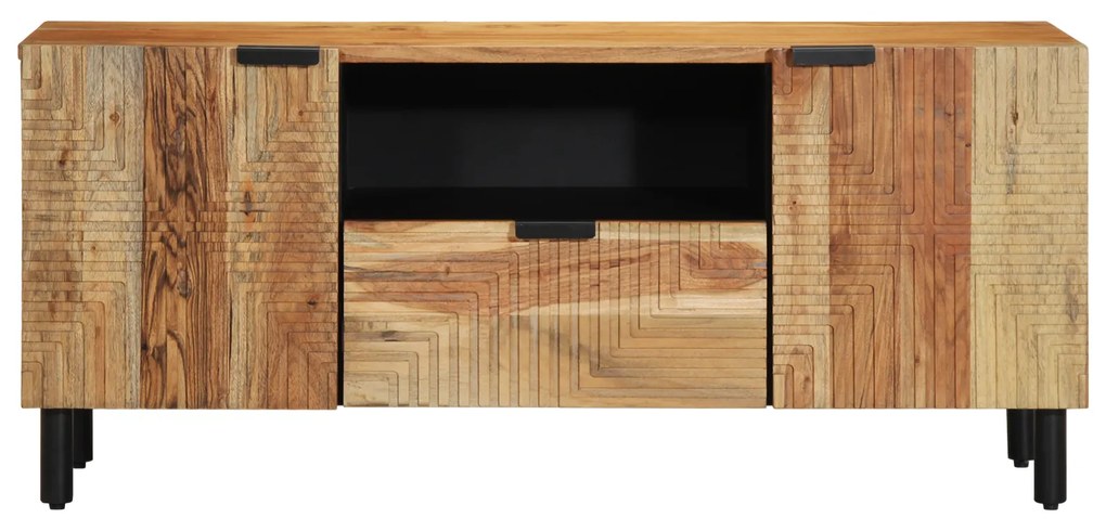 vidaXL Ντουλάπι τηλεόρασης 105x33,5x46 εκ. Μασίφ ξύλο ακακίας