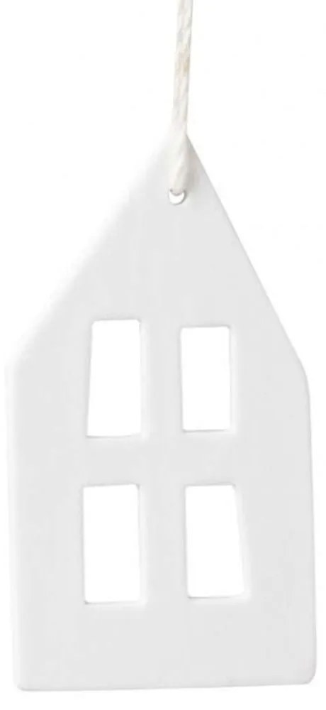 Στολίδι Χριστουγεννιάτικο Residential RD0090095 4x6cm White Raeder