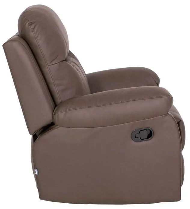 Πολυθρόνα Relax Chicago 1122 Fylliana Γκρί Τεχνόδερμα 97x90x100 εκ. 97x90x100 εκ.