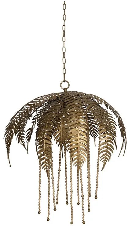 Artekko Palm Φωτιστικό Οροφής Μεταλλικό Χρυσό (56x56x48)cm - 41359CE - 41359CE