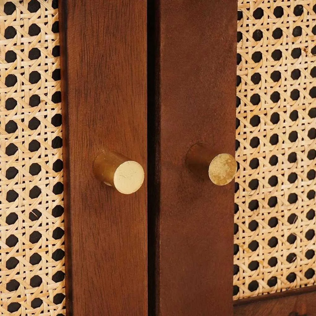 vidaXL Τραπεζάκι σαλονιού 80 x 50 x 40 cm Στερεό ξύλο μάνγκο