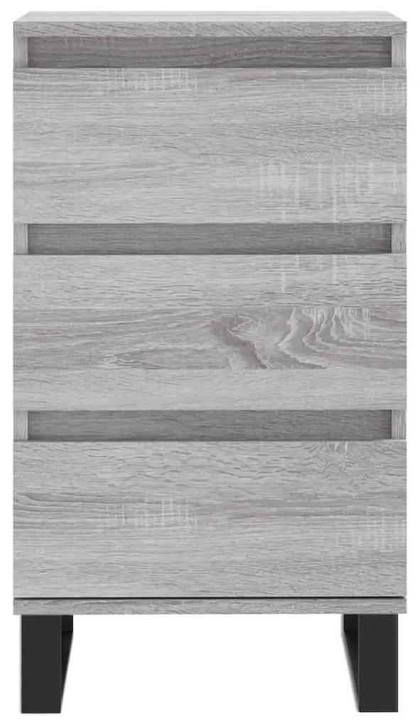 vidaXL Συρταριέρα Γκρι Sonoma 40 x 35 x 70 εκ. από Επεξεργασμένο Ξύλο