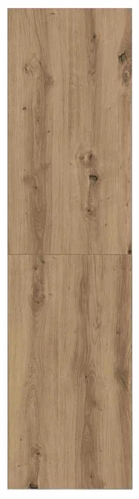 vidaXL Τοίχου Ντουλάπι Τηλεόρασης artisan δρυς 37 x 37 x 142.5 εκ