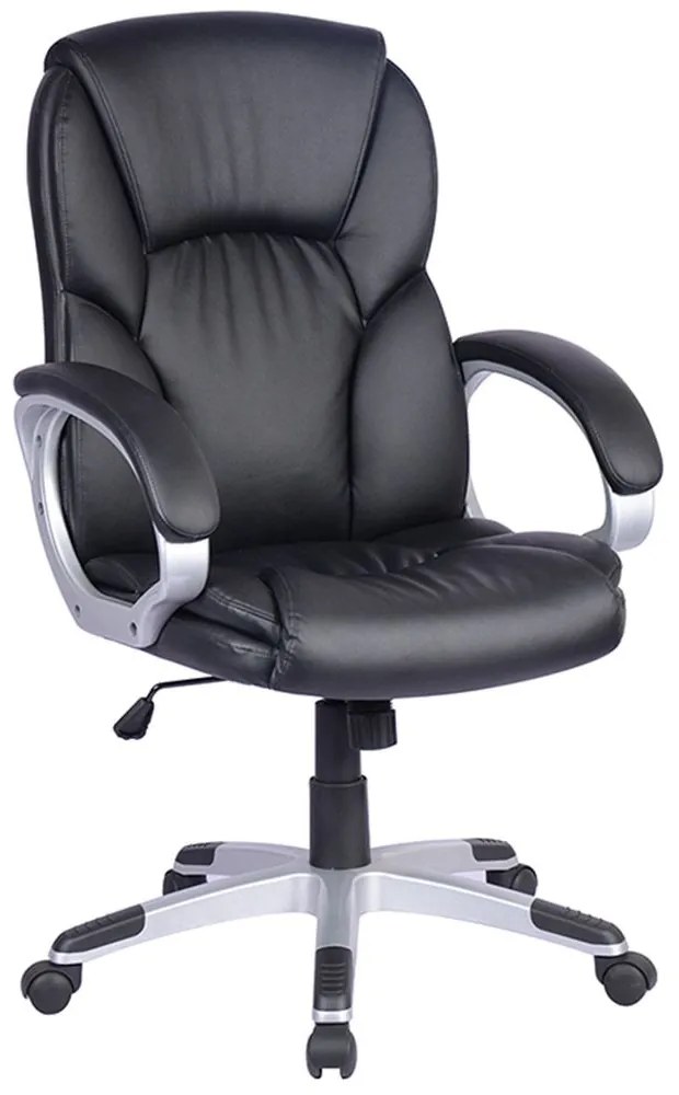Πολυθρόνα Γραφείου A9110 01.0386 65.5x69x46-108/56-118cm Black