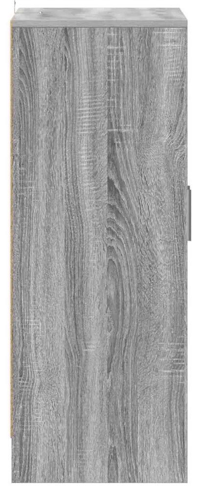 vidaXL Παπουτσοθήκη Γκρι Sonoma 60 x 35 x 92 εκ. Επεξεργασμένο Ξύλο