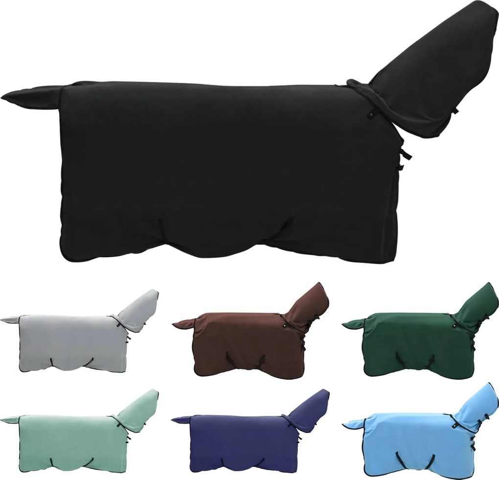 vidaXL Σαμάρι Ίππου Μαύρο 95 cm Πολυεστέρας