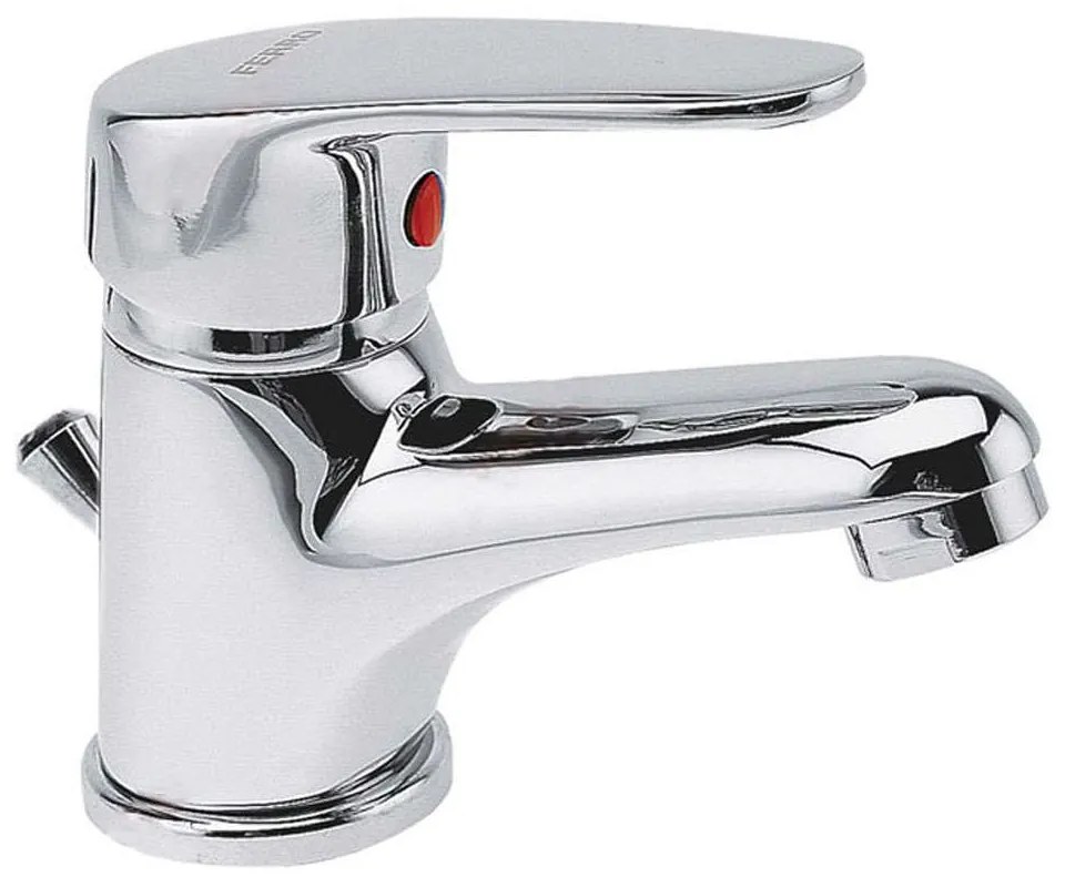 Μπαταρία Νιπτήρος Smile BSM2 Chrome Ferro Metal