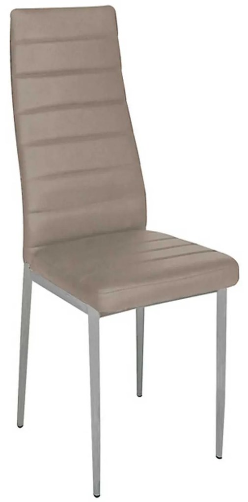 Καρέκλα Aliana Καπουτσίνο 11-1550 42Χ50Χ95cm Μέταλλο,Τεχνόδερμα