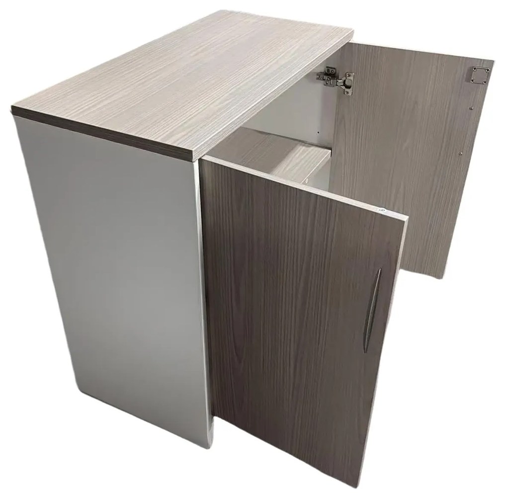 Ντουλάπι γραφείου Armadi σε Sonoma - Λευκό 80x40x80εκ 80x40x80 εκ.