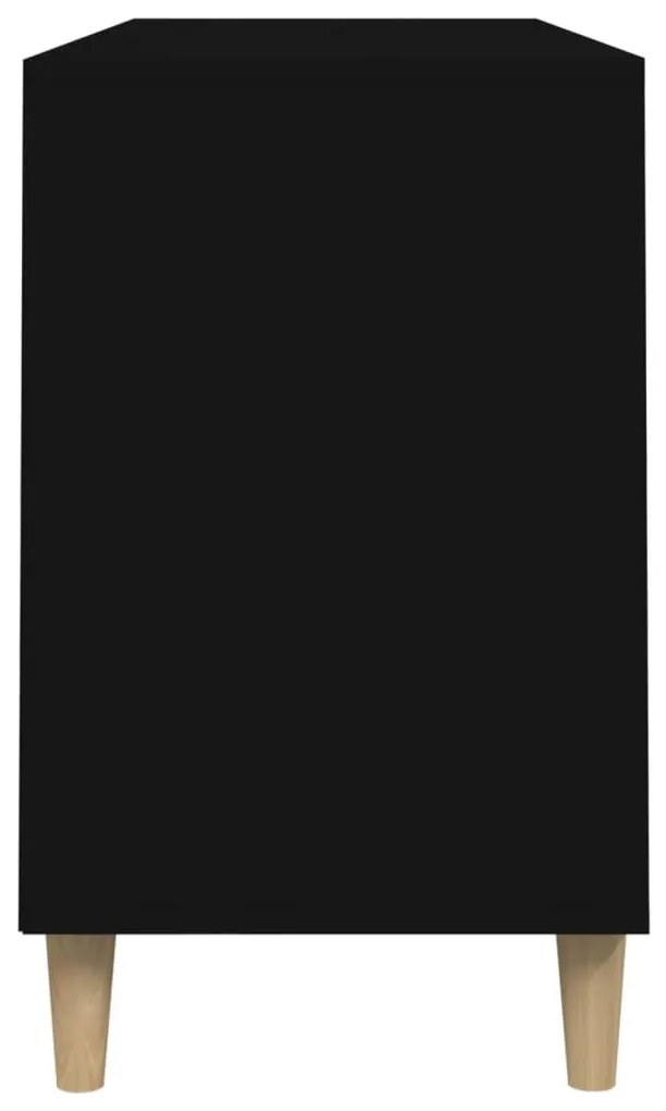Παπουτσοθήκη Μαύρο 102x36x60 εκ. από Επεξεργασμένο Ξύλο - Μαύρο