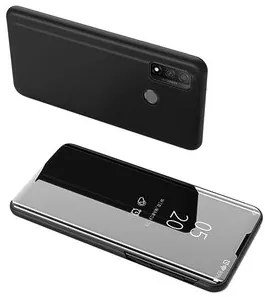 POWERTECH θήκη Clear view MOB-1515, Huawei P Smart 2020, μαύρη