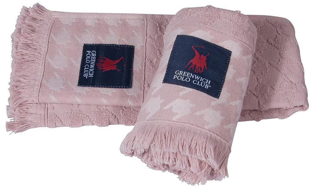 Πετσέτες Κουζίνας (Σετ 2τμχ) Greenwich Polo Club Essential 2698 Pink