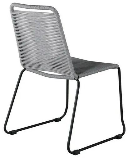 Σετ Τραπέζι και καρέκλες Dallas 3477, Επεξεργασμένο γυαλί, Σχοινί, Πλαστικό ψάθινο | Epipla1.gr