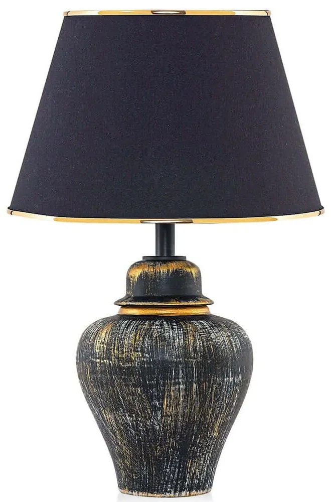 Φωτιστικό Επιτραπέζιο 687HMY2115 30x50cm E27 40W Gold-Black Opviq