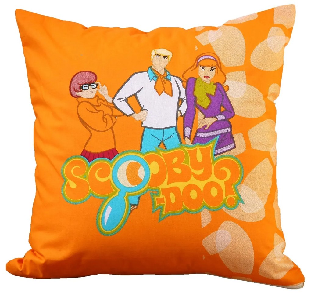 Διακοσμητικό Μαξιλάρι Scooby-Doo 10 (Με Γέμιση) Multi Viopros 40Χ40 100% Βαμβάκι