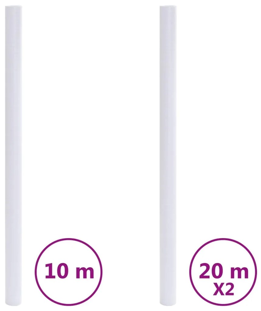 vidaXL Μεμβράνες Παραθύρων Ματ Γκρι PVC