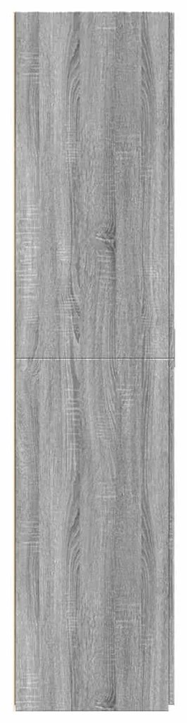 vidaXL Ντουλάπι Γκρι Sonoma 70x42,5x185 εκ. από Επεξεργασμένο Ξύλο