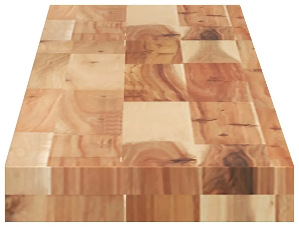 Ράφι Κρεμαστό 160x20x4 εκ. Φινίρισμα Λαδιού Μασίφ Ακακία - Καφέ