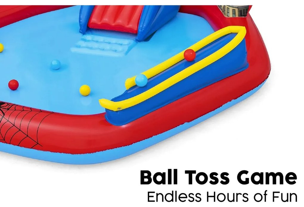 Παιδική πισίνα Bestway Spiderman 211 x 206 x 127 cm Παιδική χαρά