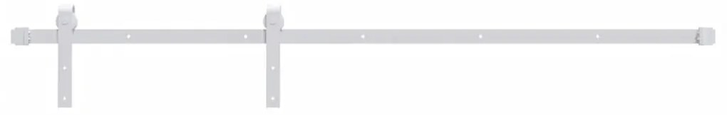 vidaXL Συρόμενη Μεσόπορτα με Μηχανισμό 100 x 210 εκ. Μασίφ Ξύλο Πεύκου