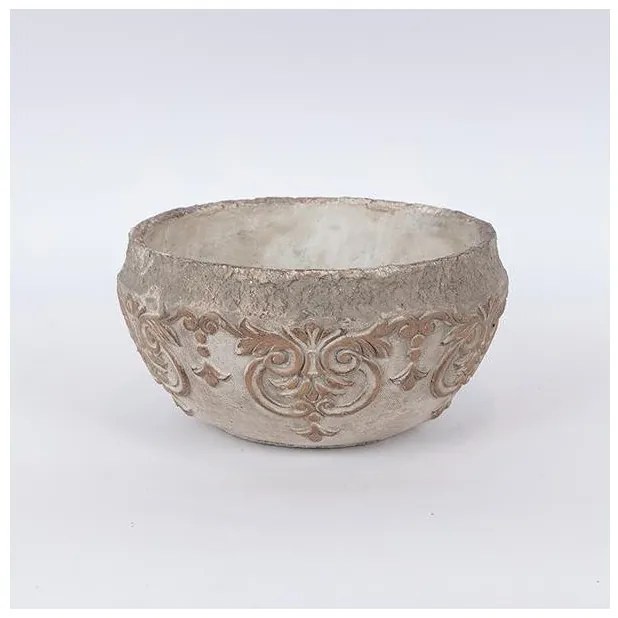 Κασπώ Τσιμεντένιο Μπεζ 25x25x13.5cm 752-18053 Estheti-752-18053-Μπεζ 752-18053