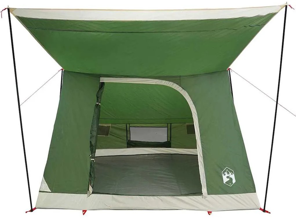 vidaXL Σκηνή Camping Πράσινο 282 x 225 x 154 εκ Πολυεστέρας