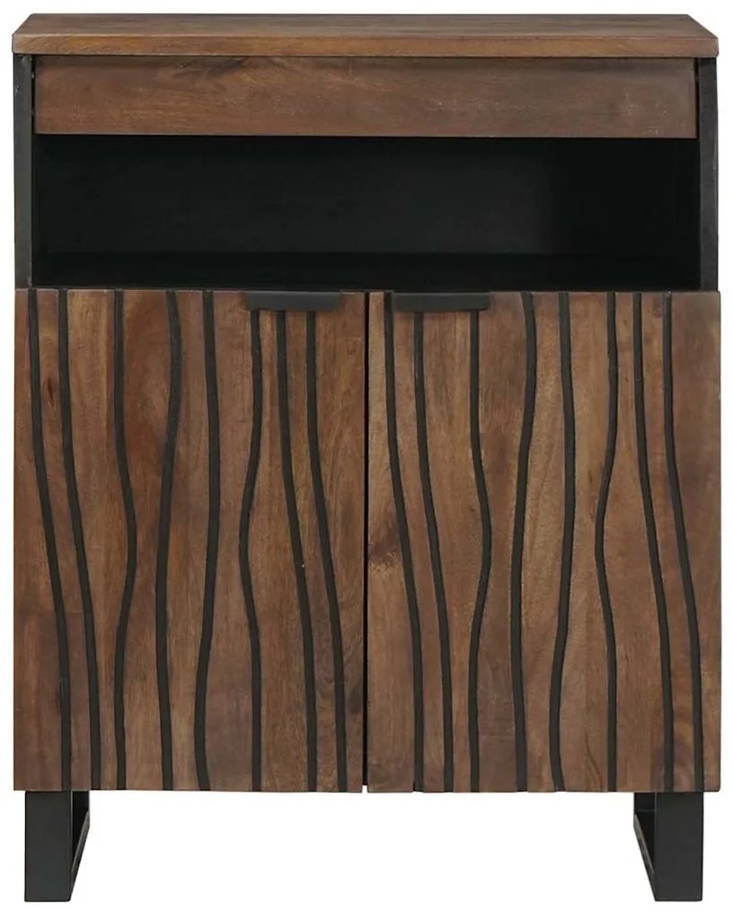 vidaXL Πλαϊνό Γραφείο Καφέ 60 x 33 x 75 cm Μασίφ ξύλο μάνγκο