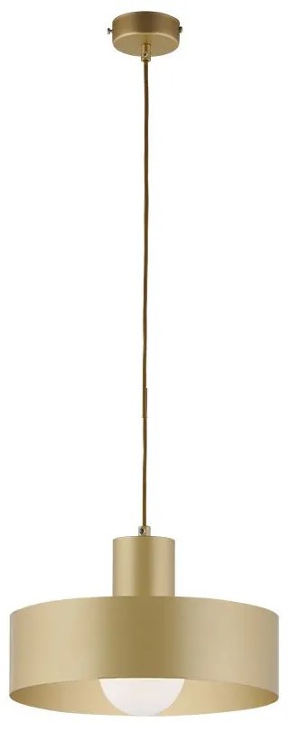 Φωτιστικό Οροφής Κρεμαστό Norton 4184902 E27 1xMAX 60W 25x180cm Gold Viokef