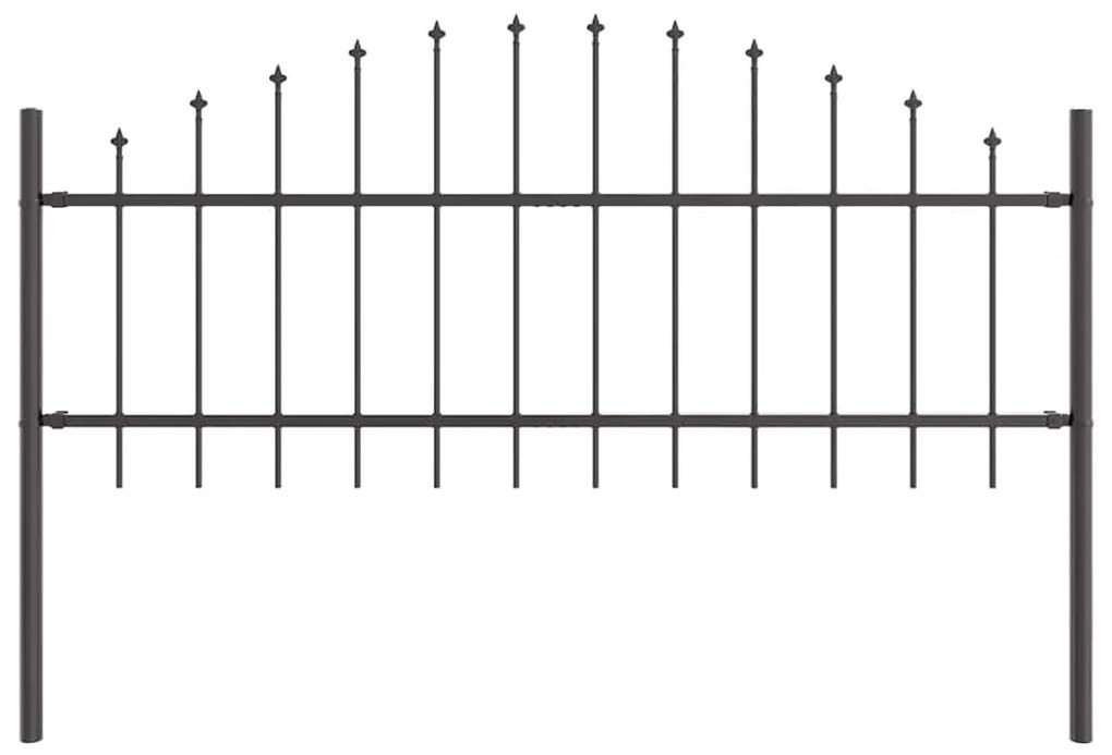 vidaXL Φράχτης Κήπου Γκρι 170 x 75 cm