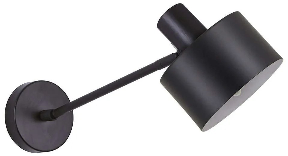 Φωτιστικό Τοίχου Adept 77-8323 14x29x27cm 1xE27 60W Black Homelighting