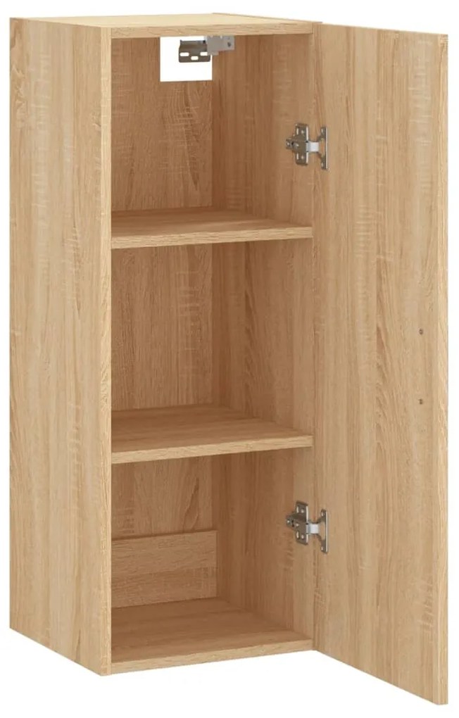 vidaXL Ντουλάπι Τοίχου Sonoma Δρυς 34,5 x 34 x 90 εκ.