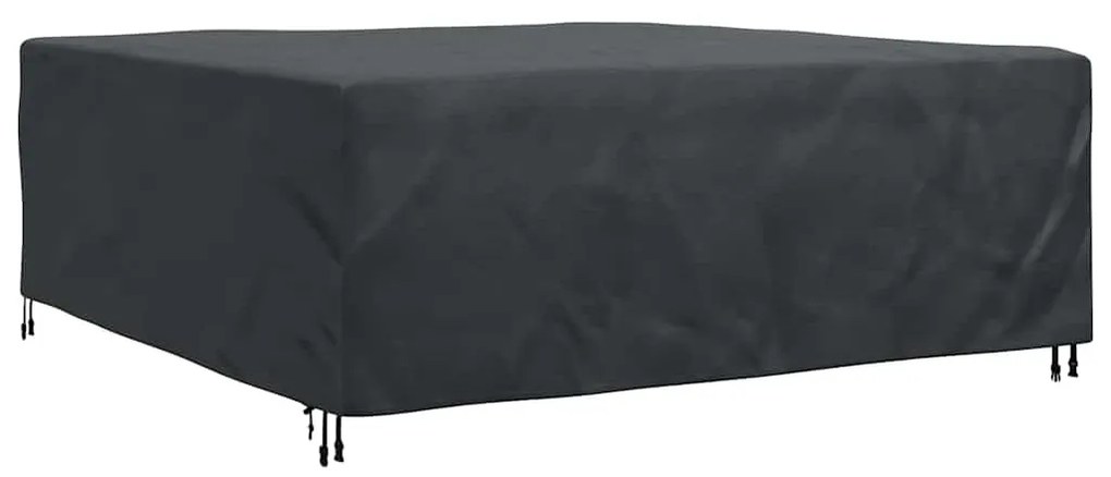 vidaXL Κάλυμμα επίπλων Μονόχρωμο Μαύρο 200 x 200 x 90 εκ. 600D